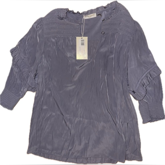RAMY BROOK Zmora Ruffled Blouse small - Picture 3 of 5